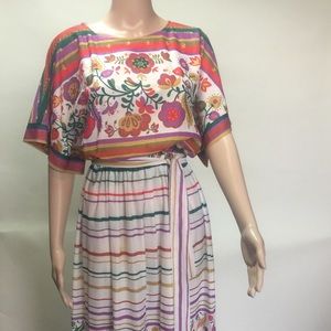70’s Vintage folk dress